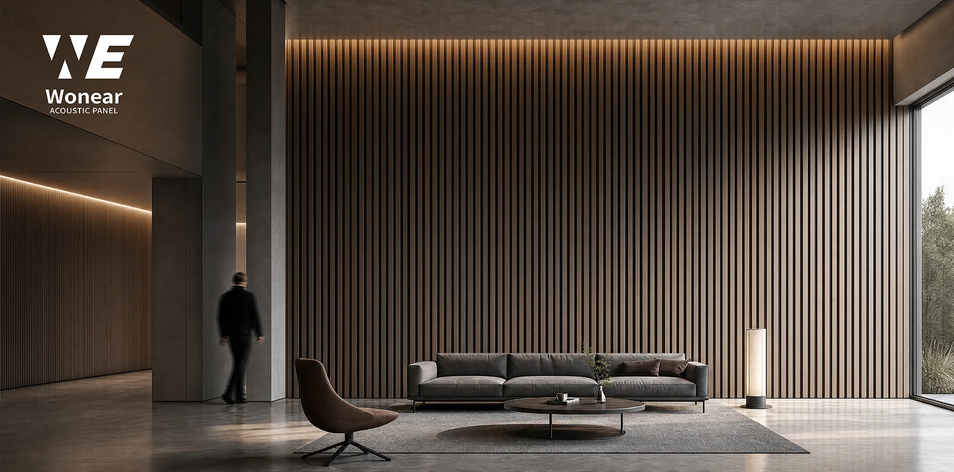 Кытай Жогорку сапаттагы Wood Slat Grille акустикалык панелдер Кытай Жогорку сапаттагы Wood Slat Grille акустикалык панелдер