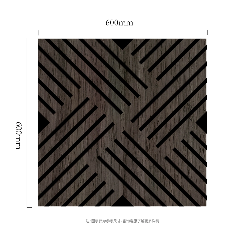 Crossline Diagonal MDF-on-PET акустикалык дубал панели Crossline Diagonal MDF-on-PET акустикалык дубал панели
